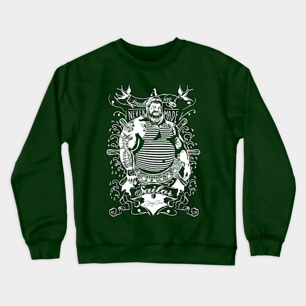 A Smooth Sea Never Made A Strong Sailor Crewneck Sweatshirt by JayGeeArt